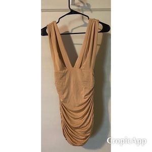 Sexy ruched midi dress